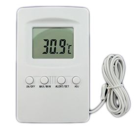 الصين إنذار LCD الداخلي والخارجي الحرارة الرقمية القصوى / دقيقة TL8027 المزود