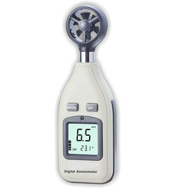 الصين GM816A 0 ~ 30m / s LCD الرقمي جهاز قياس سرعة الرياح المزود