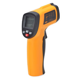 الصين GM550E مقياس الحرارة الصناعي تحت الحمراء غير الملامس المحمول -50°C إلى 550°C 12:1 الأصفر+ الأسود المزود