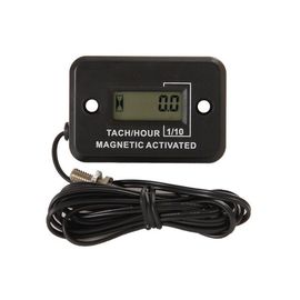 الصين HM012C الرقمي المقاوم للماء المغناطيسي المفعّل معدل السرعة السريعة الساعة عداد السرعة المستخدمة للسيارات الثلجية، خصلة العشب، البحرية، مولد المزود