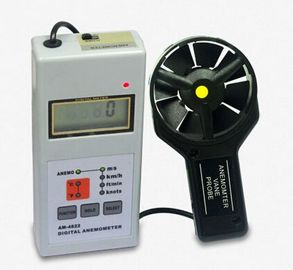 الصين AM-4822 قياس سرعة الهواء ودرجة حرارة الهواء شاشة LCD عداد الهواء الرقمي مع وظيفة احتواء البيانات المزود