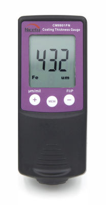 الصين CM8801FN مقياس سمك الطلاء الرقمي المحمول لليد مقياس طلاء جهاز تحسس مقياس اختبار أداة تشخيصية المزود