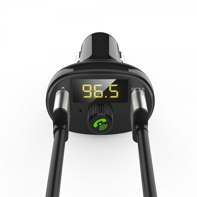 الصين BT23Q سيارة MP3 مشغل موسيقى FM جهاز إرسال FM سيارة مكالمة خالية من اليدين QC3.0 شاحن السيارة المزود
