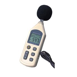 GM1356 30~130dBA مقياس مستوى الصوت مع USB مقياس الضوضاء الرقمية شاشة LCD الصوت Vioce وصف المقياس ديسيبل شاشة المزود
