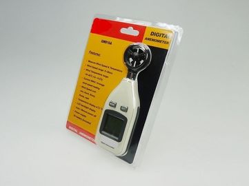 GM816A 0 ~ 30m / s LCD الرقمي جهاز قياس سرعة الرياح المزود