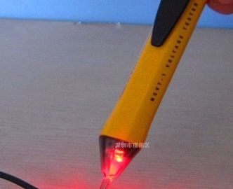 قلم الكشف عن الجهد بدون اتصال LED VD03 المزود