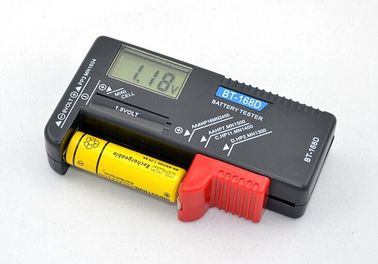 الزر العالمي AA AAA C D 9V اختبار فحص البطارية BT-168D المزود