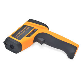 GM1651 بدون اتصال -30 درجة مئوية إلى 1650 درجة مئوية USB Recall Thermometer الصناعي بالأشعة تحت الحمراء الأصفر+ الأسود المزود