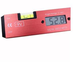 0-185 درجة 1.8 &quot;مقياس الزاوية الرقمية LCD مع المستوى المزود