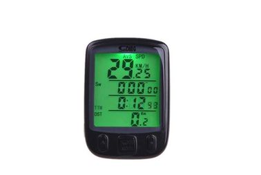 28 وظيفة مقاومة للماء LCD الضوء الخلفي اللاسلكي الدراجة الكمبيوتر عداد المسافة عداد السرعة المزود