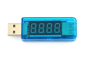 KW202 جهاز اختبار التيار والجهد في شحن USB المزود