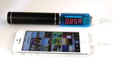 KW202 جهاز اختبار التيار والجهد في شحن USB المزود