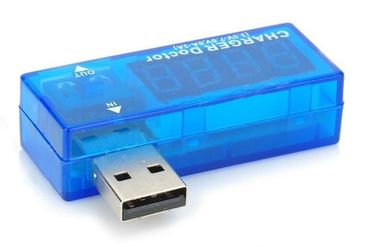 KW201 جهاز اختبار التيار والجهد للشحن عبر USB المزود