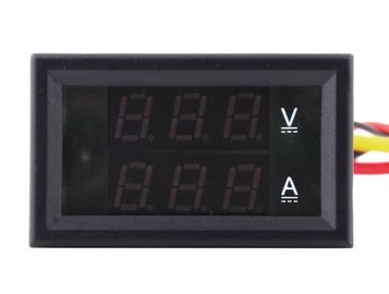 شاشة LCD DC 0-100V/10A Voltmeter و ammeter المزود
