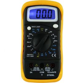 DT850L معداد متعدد الضوء الخلفي الصغير المزود