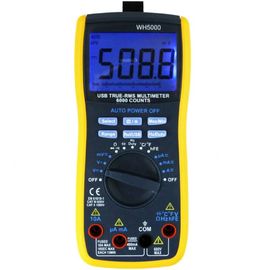 مقياس متعدد USB True-RMS WH5000 المزود
