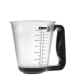 1kg / 1g شاشة LCD رقمية كأس قياس الماء / الحليب مع مقبض أسود المزود