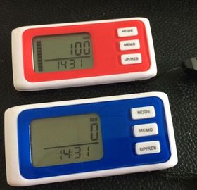 PD-7009 Supreme Big Screen عدد السعرات الحرارية 7 أيام ذاكرة 3D Pedometer مع Lanyard المزود