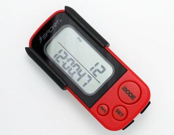 PD-7006 جهاز استشعار ثلاثي الأبعاد مقياس خطى المشي مقياس خطى ثلاثي الأبعاد مراقبة السعرات الحرارية الأحمر+أسود المزود