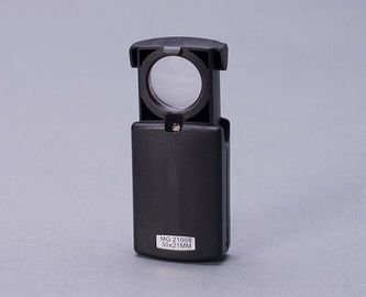 MG21008 30X21mm مكبر لوف زجاج مكبر مع ضوء LED المزود