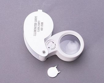 MG21011 40X ضوء LED مكبر الماس المزود