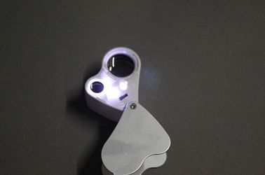 30X،60X جميع المعادن مزدوجة الطاقة LED المجوهرات لوف المزود