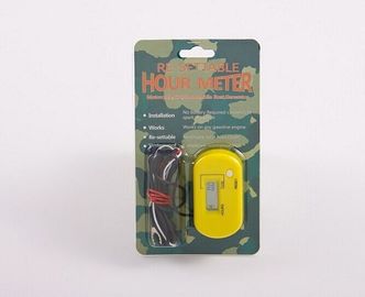 HM025 IP68 عازل المياه القابل لإعادة ضبط LCD البنزين القابلة للاستحواذ الساعة لمحركات الباراموتورات ، الضوء الدقيق ، المحركات البحرية المزود