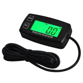 HM035R الضوء الخضراء الخلفية البنزين LCD مقياس السرعة الاندفاعي لباراموتورات، الميكروليترات، المحركات البحرية المزود