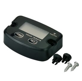HM020 عداد ساعات الاهتزازات الرقمي LCD اللاسلكي لباراموتورات، المصابيح الدقيقة، المحركات البحرية والمضخات الخارجية المزود