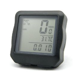 عدة وظائف LCD الضوء الخلفي دراجة كمبيوتر عداد السرعة المزود