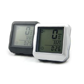 عدة وظائف LCD الضوء الخلفي دراجة كمبيوتر عداد السرعة المزود