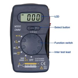 ملمتر جيبي حجم M300 المزود
