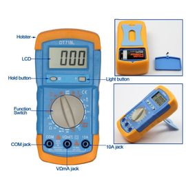 DT718L الملتمتر الصغير مع الضوء الخلفي المزود