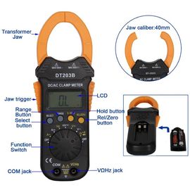 DT203B مقياس المدى الرقمي الرقمي المزود