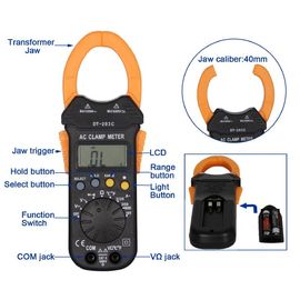 DT203C شاشة LCD كبيرة قياس رقمية بدون اتصال المزود