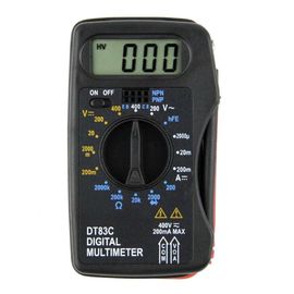الـ DT83C الـ Multimeter الرقمي ذو الحجم الجيبي الخفيف للغاية مع الرصاص في الـ Meter المزود