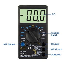 DT700B ((CE) فيوز مزدوج شاشة LCD كبيرة للكم المعدل الرقمي للمبتدئين المزود