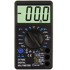 DT700D ((CE) فيوز مزدوج 50 هرتز إنتاج موجة مربعة شاشة LCD كبيرة شاشة عرض رقمية متعددة المقاييس للمبتدئين المزود