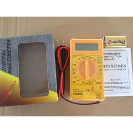 DT830A المعدل الرقمي الصغير الشهير مع وظيفة اختبار سعة البطارية للمبتدئين المزود