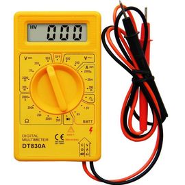 DT830A CE ((CAT I) المعدات الرقمية الصغيرة الشائعة 50 هرتز إنتاج موجة مربعة للمبتدئين المزود