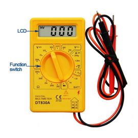 DT830A CE ((CAT I) المعدات الرقمية الصغيرة الشائعة 50 هرتز إنتاج موجة مربعة للمبتدئين المزود