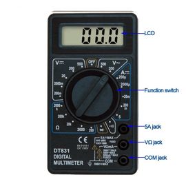 DT831 CE ((CAT I) المعدات الرقمية الصغيرة الشائعة مع الفتيلات المزدوجة للمبتدئين المزود