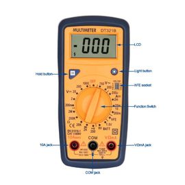DT321B شاشة LCD كبيرة متعددة الأعداد الرقمية مع الضوء الأزرق و وظيفة احتواء البيانات المزود