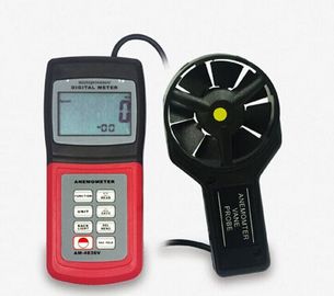 AM-4836V سرعة الهواء، درجة حرارة الهواء، قياس الاتجاه المقياس الرقمي مع وظيفة ذاكرة البيانات المزود