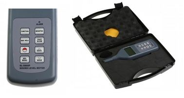 SL5868P متعدد الوظائف 30 إلى 130dB شاشة LCD رقمية مستوى الصوت ضوضاء المقياس مقياس مقياس ديسيبل المزود
