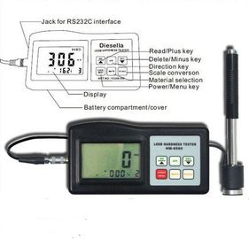 HM-6560 شاشة LCD محمولة 12.5 ملم 200-900 HLD معايير صلابة الفولاذ المعادن مع مستوى الكثافة مع مستشعر المزود