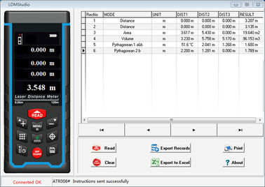 إصدار جديد 120m 1.9 &quot; LCD رقمية معايرة ذاتية لليزر مقياس المسافة مع وظيفة قياس الكاميرا المزود