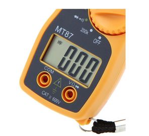 MT87 شاشة LCD العرض التلقائي النطاق المصغر الرقمي المضغوط على AC / DC MultiMeter Meter اختبار الحمل الإلكتروني المزود