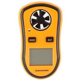 GM8908 حجم جيب شاشة LCD رقمية قياس سرعة الرياح درجة الحرارة مقياس الهواء أداة مثالية للرياح ، الإبحار المزود