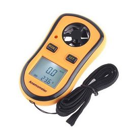 GM8908 حجم جيب شاشة LCD رقمية قياس سرعة الرياح درجة الحرارة مقياس الهواء أداة مثالية للرياح ، الإبحار المزود